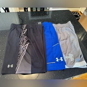 Under Armour Men's Athletic Shorts - Black, Blue, Gray